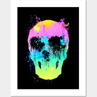 skull graffiti Posters and Art